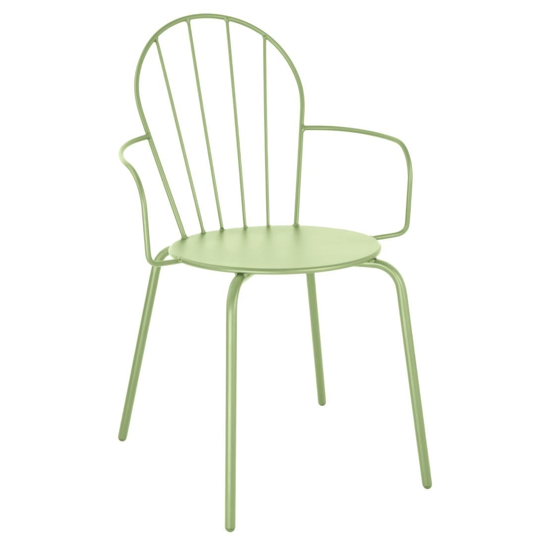 Fauteuils Bolero Adeline vert clair (lot de 4) — HZ360
