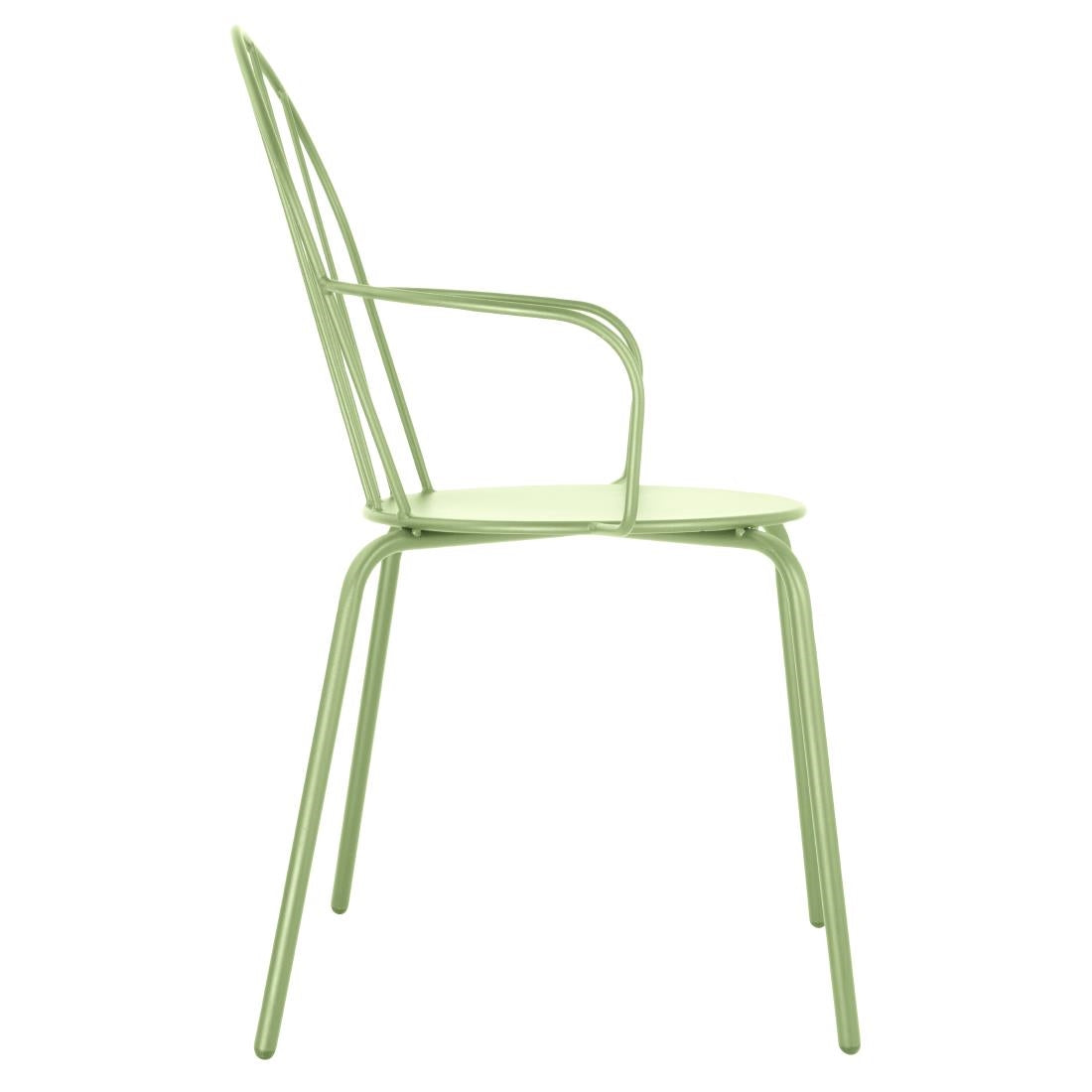 Fauteuils Bolero Adeline vert clair (lot de 4) — HZ360