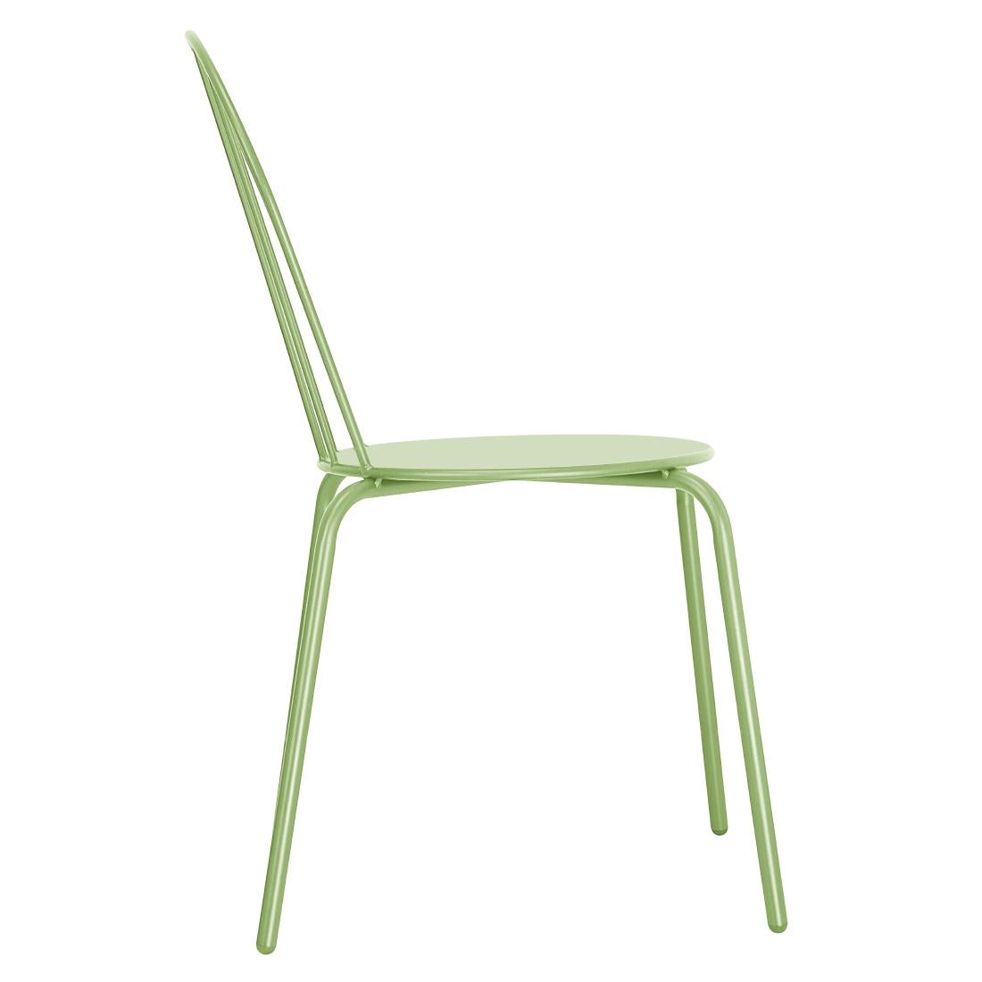Chaises Bolero Adeline vert clair (lot de 4) — HZ363