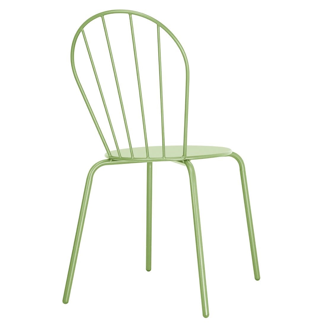 Chaises Bolero Adeline vert clair (lot de 4) — HZ363