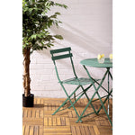 Table ronde de terrasse Bolero Perth verte 600mm — HZ367