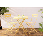 Table carrée de terrasse Bolero Perth jaune 600mm — HZ368