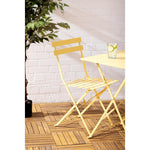 Table carrée de terrasse Bolero Perth jaune 600mm — HZ368