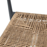 Tabourets de bar d'extérieur en rotin PE tressé Bolero Eden naturels (lot de 2) — HZ594