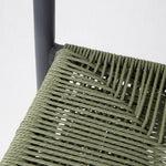 Tabourets de bar d'extérieur en rotin PE tressé Bolero Eden verts (lot de 2) — HZ595