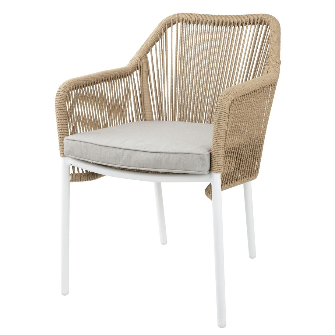 Fauteuils d'extérieur en rotin PE tressé Bolero Bay miel (lot de 2) — HZ596