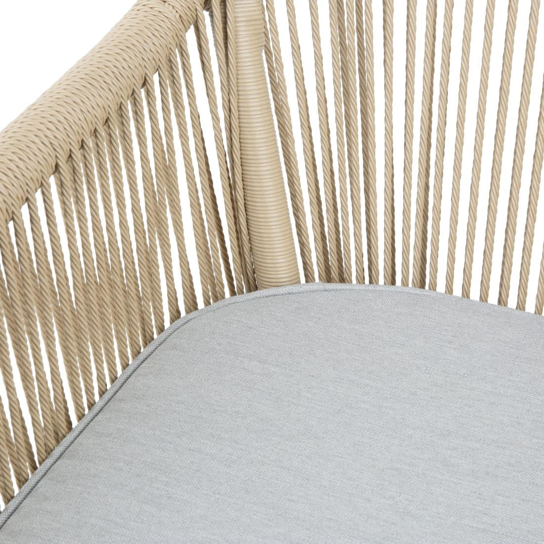 Fauteuils d'extérieur en rotin PE tressé Bolero Bay miel (lot de 2) — HZ596