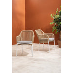 Fauteuils d'extérieur en rotin PE tressé Bolero Bay miel (lot de 2) — HZ596