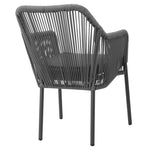 Fauteuils d'extérieur en rotin PE tressé Bolero Bay anthracite (lot de 2) — HZ597