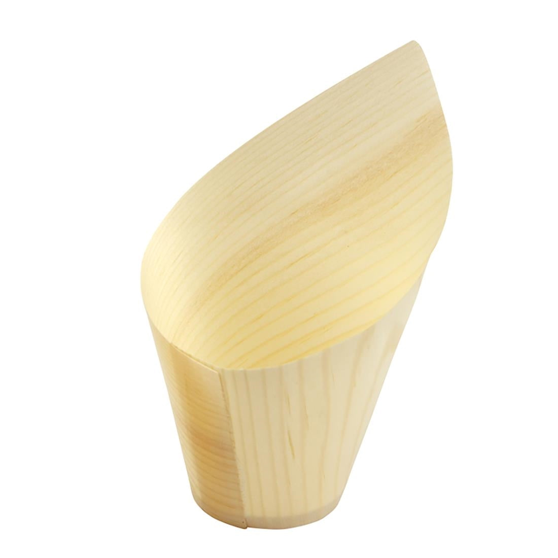 Coupelles obliques en bois FSC® Sier Disposables 220ml (lot de 30) — HZ706
