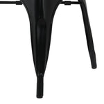 Fauteuils Bolero Bistro Curve noirs (lot de 4) — HZ806