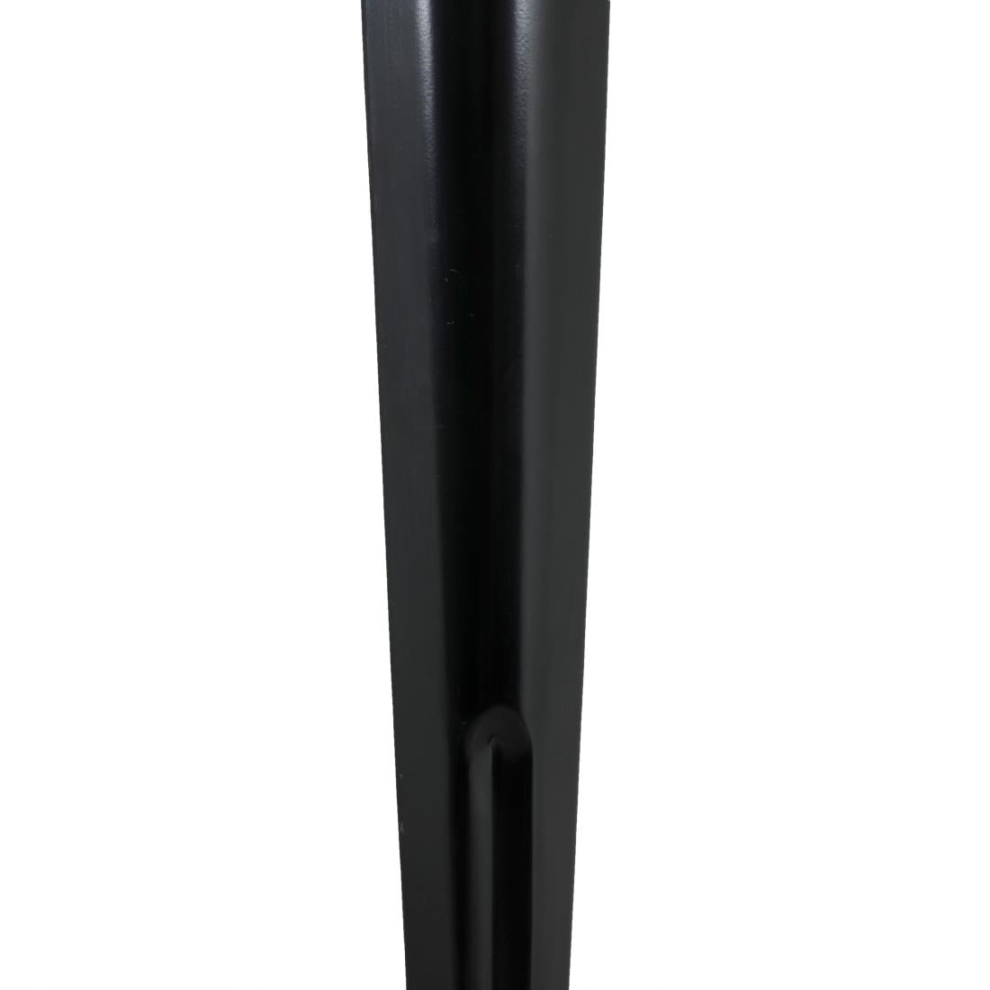 Table à manger avec plateau en bois de manguier lisse et piètement noir Bolero Bistro 1450 mm — HZ808