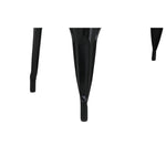Banc d'intérieur à lattes en bois de manguier et cadre noir Bolero Bistro 850 mm (lot de 2) — HZ816