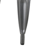 Banc d'intérieur à lattes en bois de manguier et cadre gris acier Bolero Bistro 850 mm (lot de 2) — HZ817