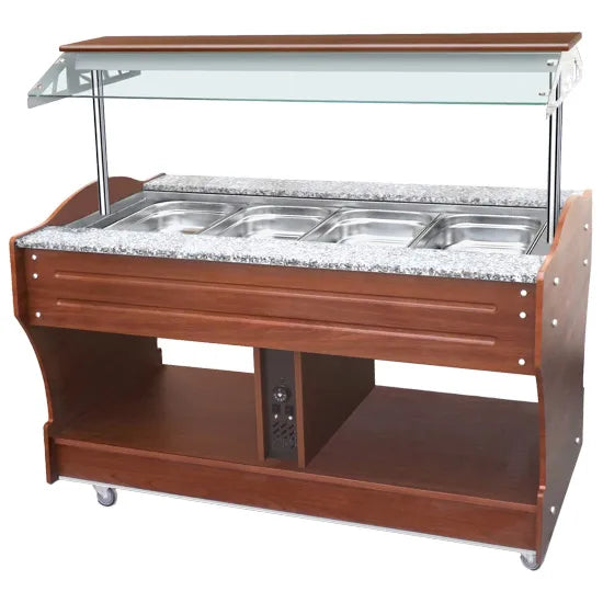 Buffet chaud ou froid Virtus - IEA0002/I - 1550 × 900 × 1350 mm