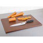 Planche à découper standard haute densité Hygiplas marron — J004