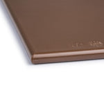 Planche à découper standard haute densité Hygiplas marron — J004