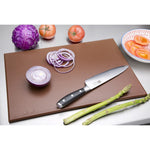 Planche à découper standard haute densité Hygiplas marron — J004