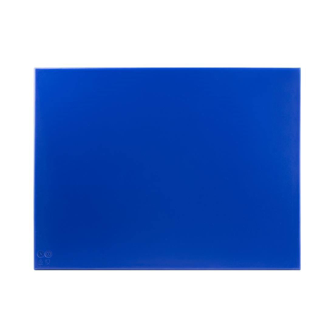 Grande planche à découper haute densité Hygiplas bleue — J009