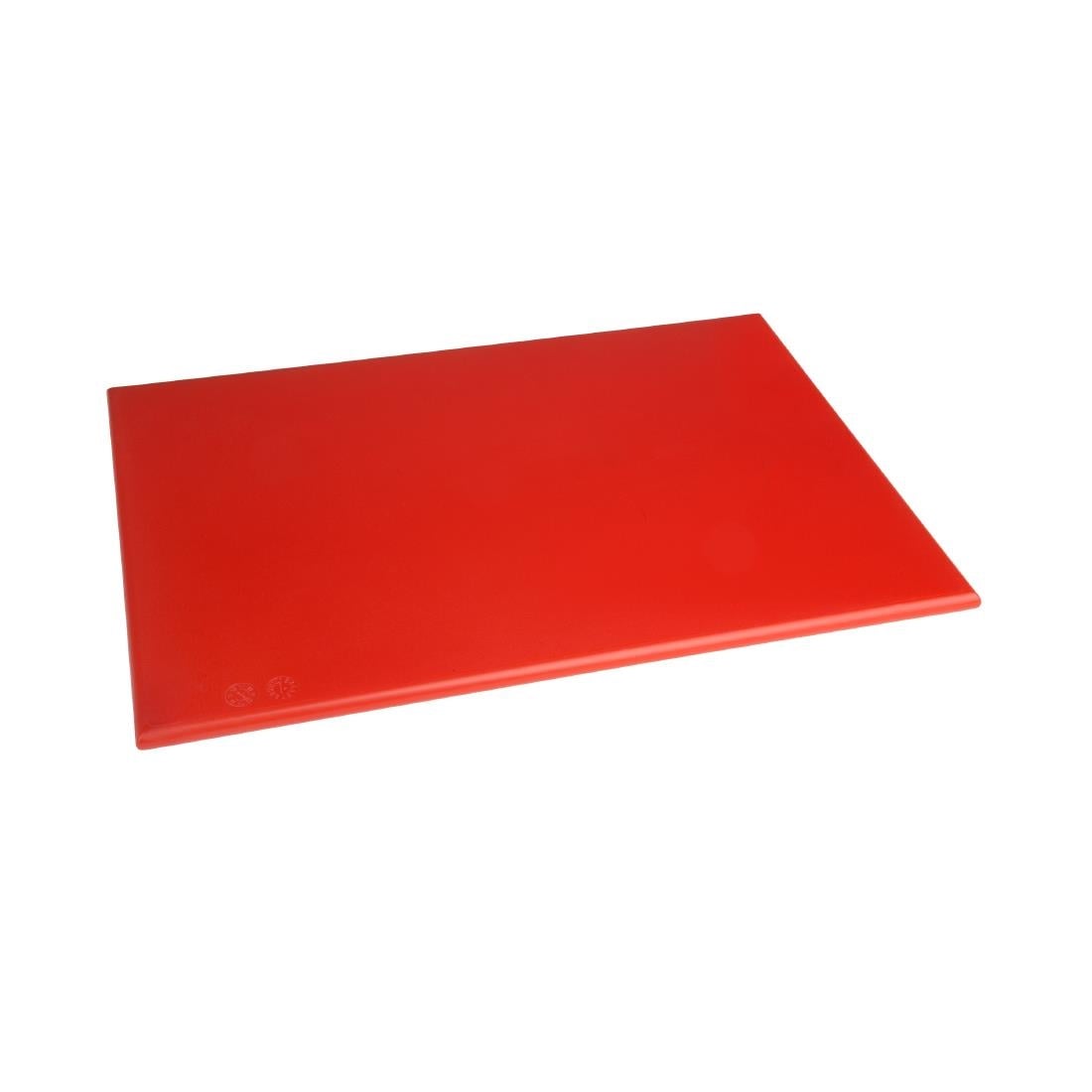 Planche à découper standard haute densité Hygiplas rouge — J010