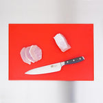 Planche à découper standard haute densité Hygiplas rouge — J010