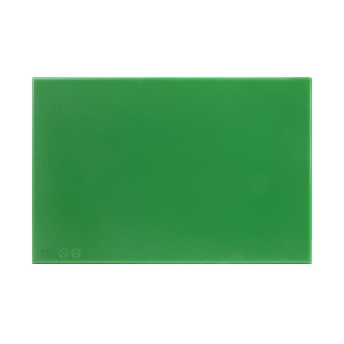 Planche à découper standard haute densité Hygiplas verte — J012