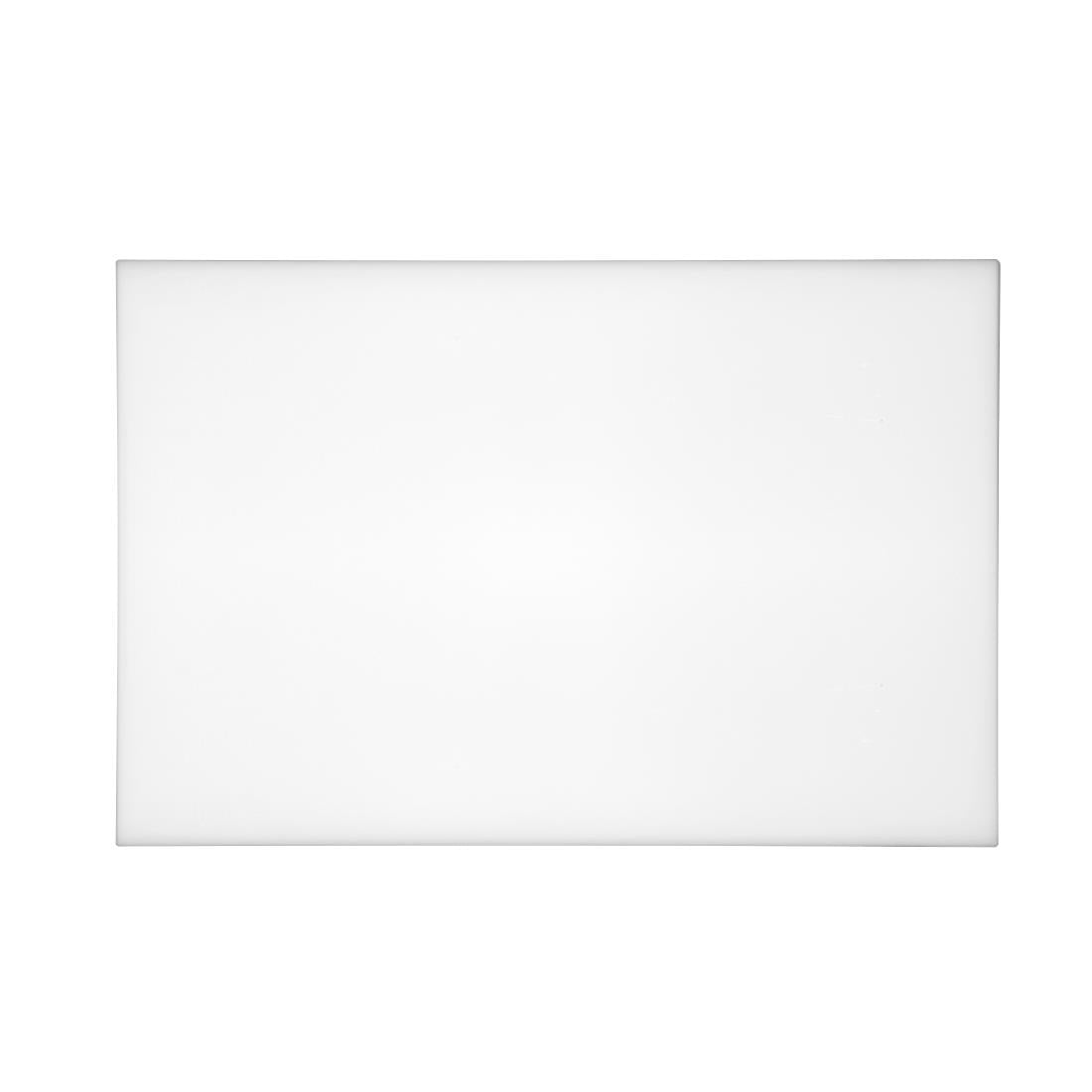 Planche à découper standard haute densité Hygiplas blanche — J016