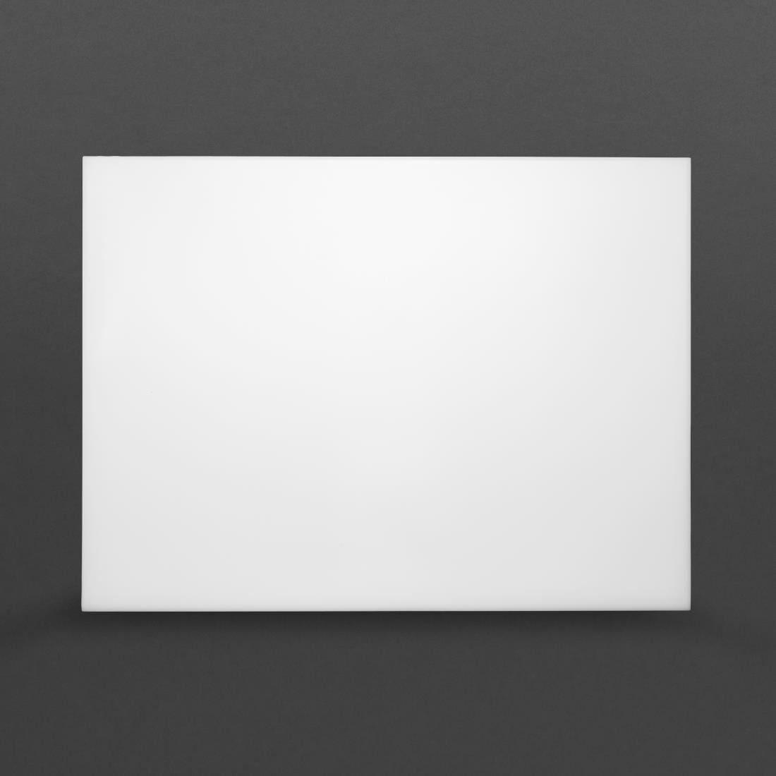 Grande planche à découper haute densité Hygiplas blanche — J017