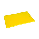 Planche à découper standard haute densité Hygiplas jaune — J020