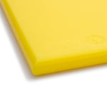 Planche à découper standard haute densité Hygiplas jaune — J020