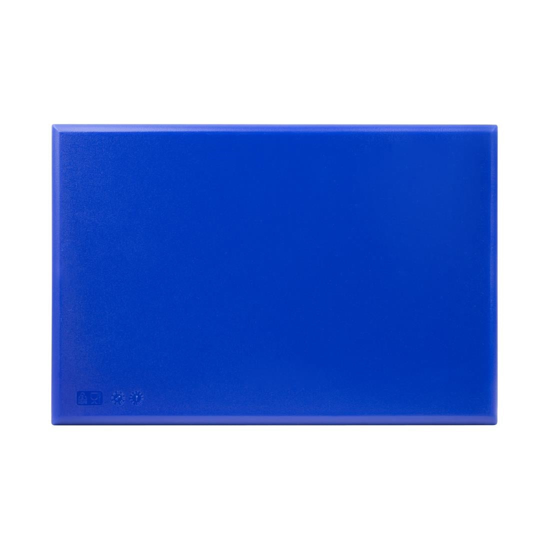 Planche à découper épaisse haute densité Hygiplas bleue — J036
