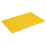 Planche à découper épaisse haute densité Hygiplas jaune — J039