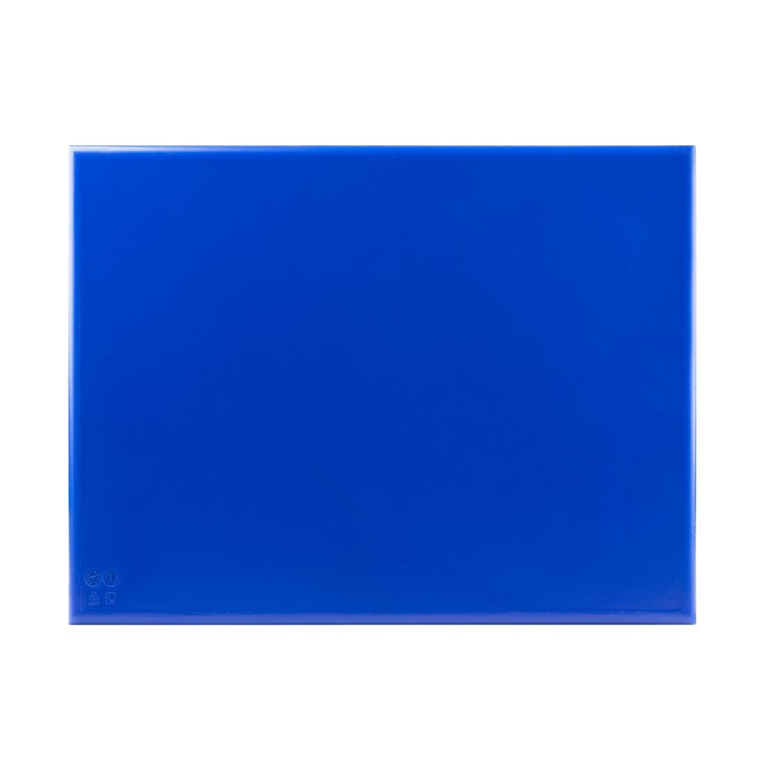 Planche à découper extra large haute densité Hygiplas bleue — J042