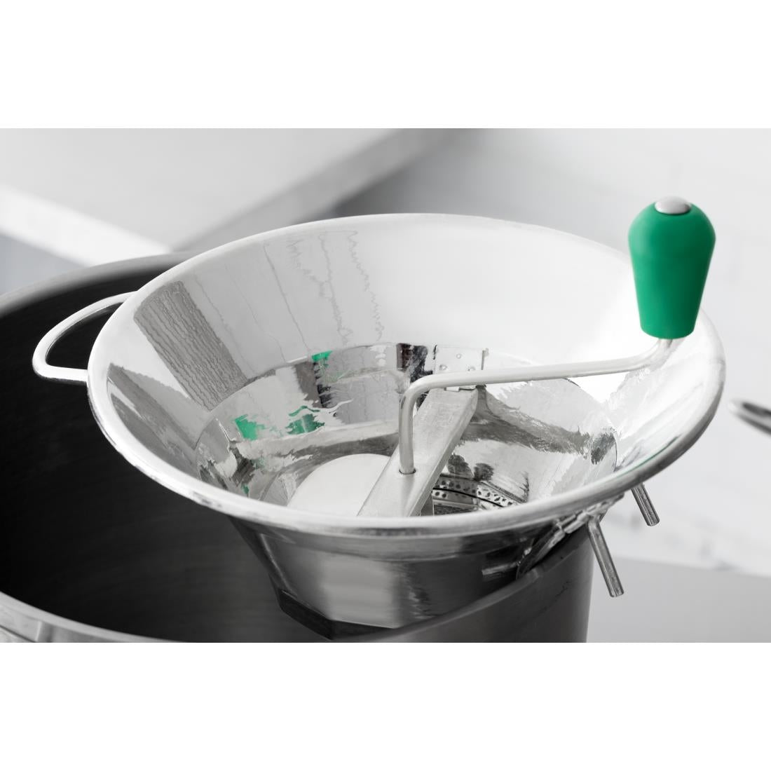 Moulin à légumes Tellier en acier étamé n°3 - 31 cm — J165