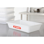Bac alimentaire peu profond Araven transparent 300mm — J208