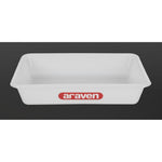 Bac alimentaire peu profond Araven transparent 300mm — J208