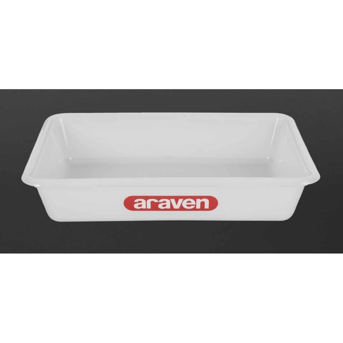 Bac alimentaire peu profond Araven transparent 300mm — J208