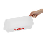 Bac alimentaire peu profond Araven transparent 300mm — J208