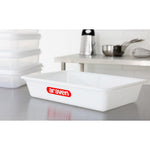 Bac alimentaire peu profond Araven transparent 345mm — J209