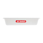 Bac alimentaire peu profond Araven transparent 345mm — J209