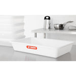 Bac alimentaire peu profond Araven transparent 435mm — J216