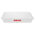 Bac alimentaire peu profond Araven transparent 435mm — J216