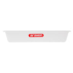 Bac alimentaire peu profond Araven transparent 435mm — J216