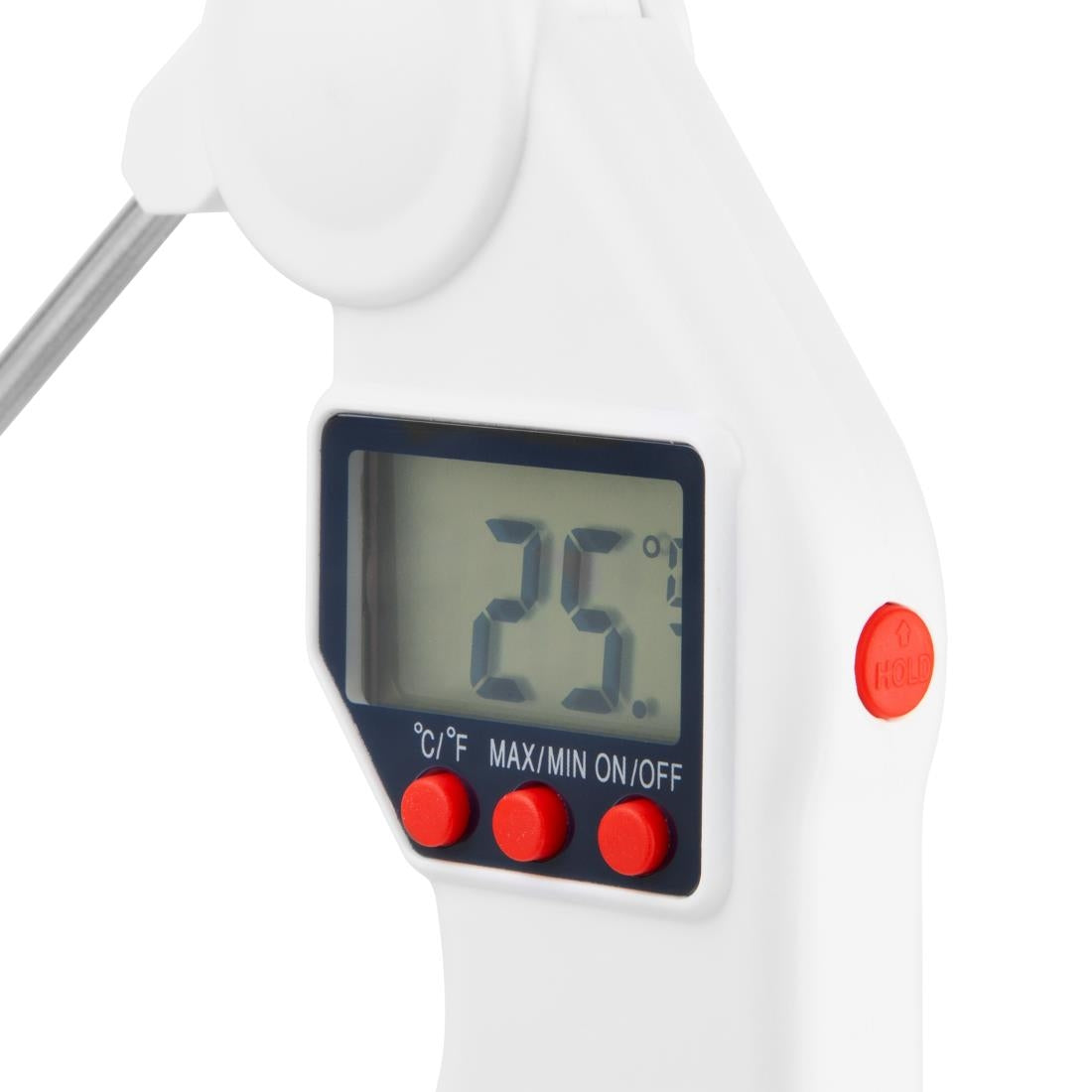 Thermomètre à sonde pliable Easytemp blanc — J242