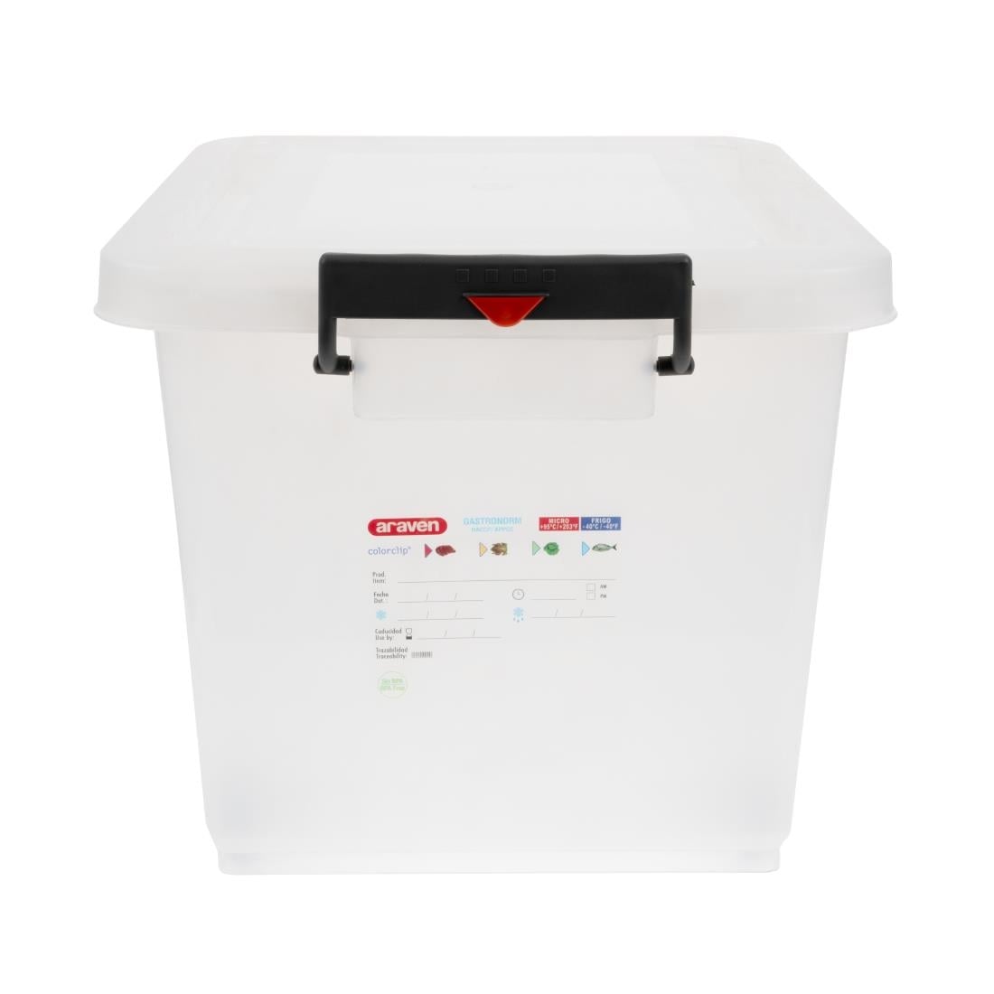 Conteneur alimentaire mobile avec couvercle Araven 50L — J245