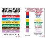 Lot de 6 planches à découper standard basse densité avec support et poster Hygiplas — FY329