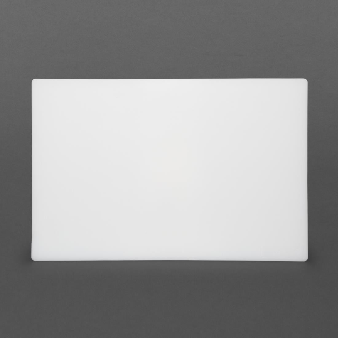 Planche à découper standard basse densité Hygiplas blanche — J252