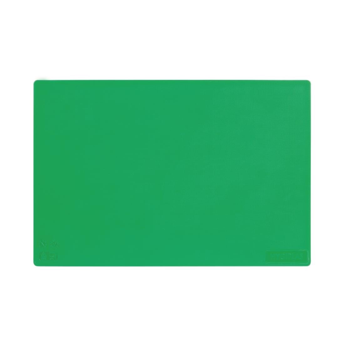 Planche à découper standard basse densité Hygiplas verte — J253