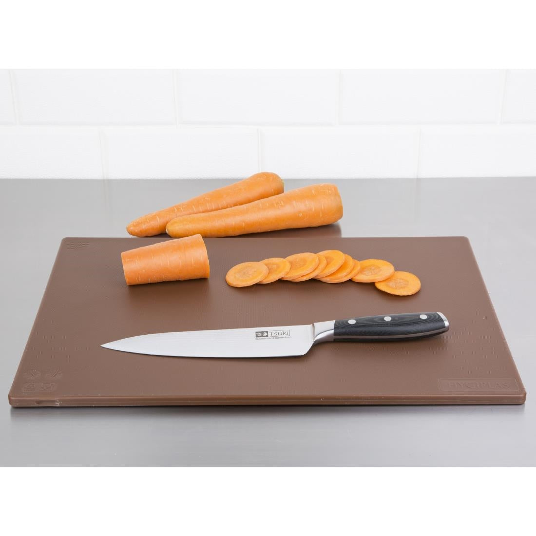 Planche à découper standard basse densité Hygiplas marron — J256