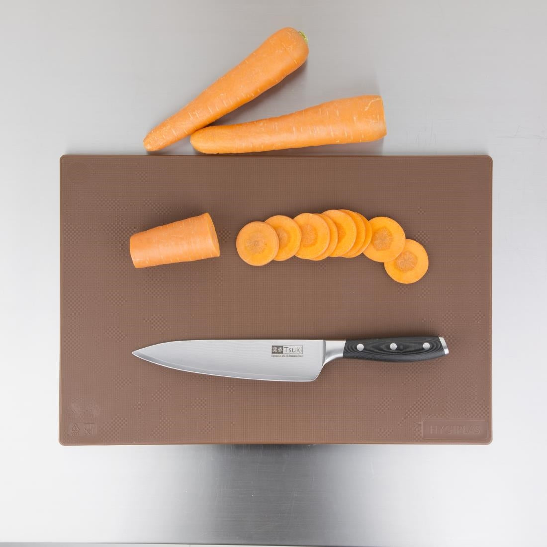 Planche à découper standard basse densité Hygiplas marron — J256